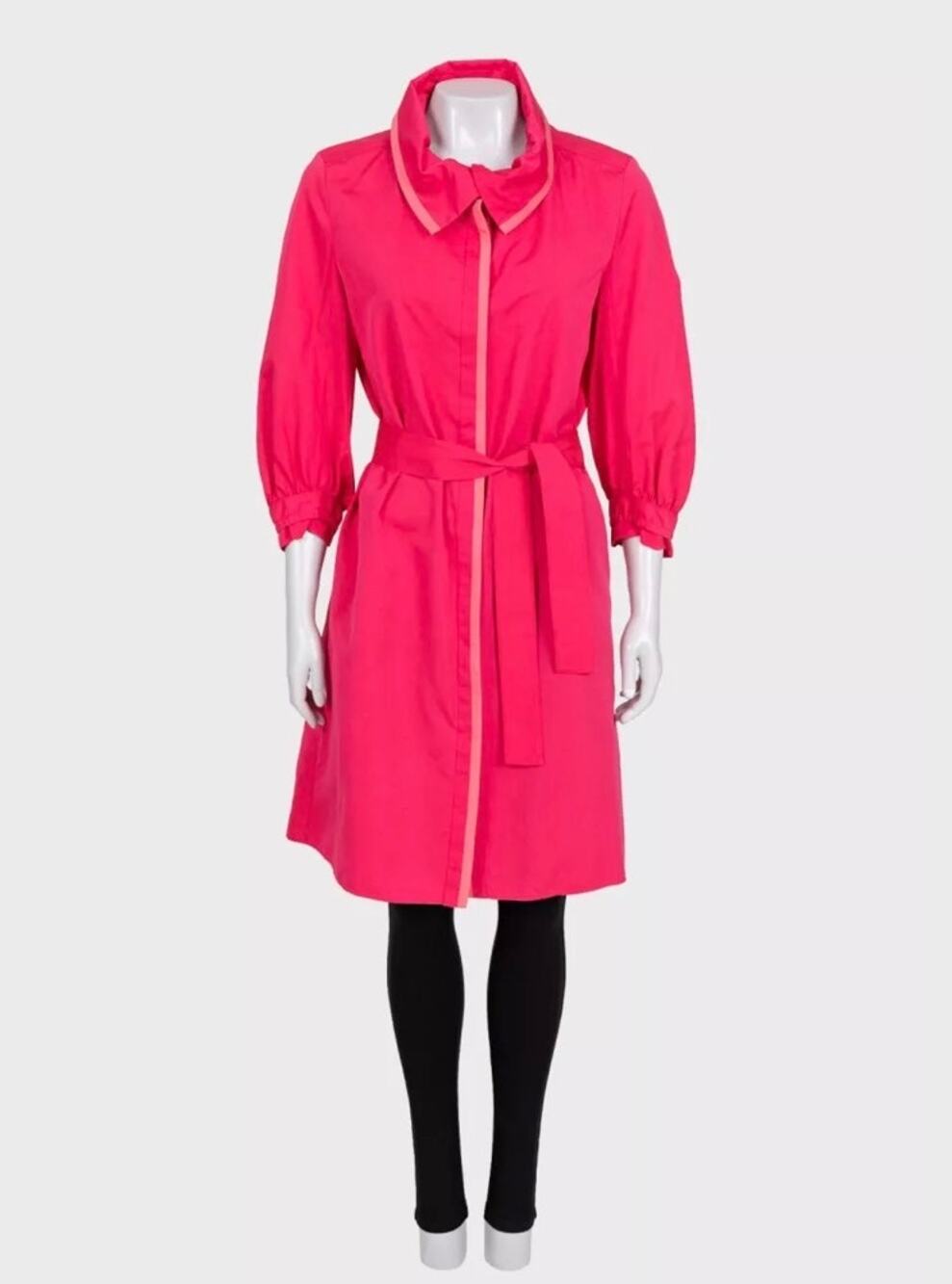 Yves Saint Laurent Pink Fitted Coat - US 6 / FR 38